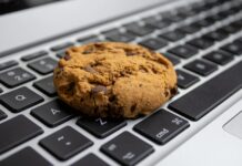 Cookies on a Keyboard. Concept for Cookieless Future