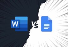 Google Docs and Microsoft Word